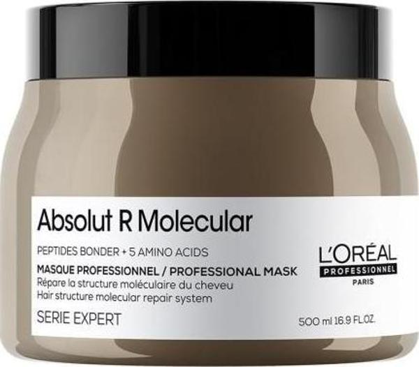 Loreal Professionnel Loreal Professionnel Absolut Repair Molecular Tüm Yıpranmış Saçlar İçin Yoğun Onarıcı Maske 500 ml - Image 1