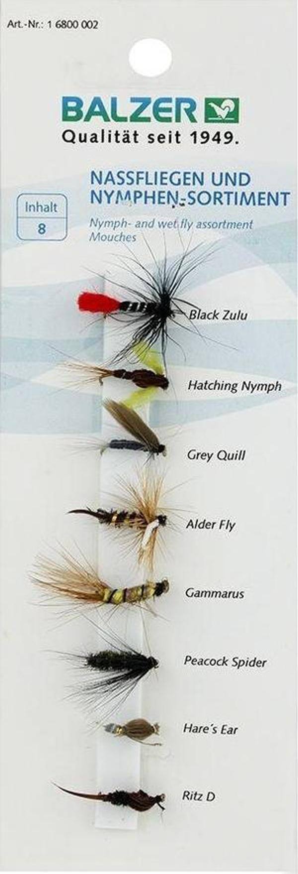 Balzer 16800 002 Fly Sinek Yem Assortment 8 Li Pkt - Image 1