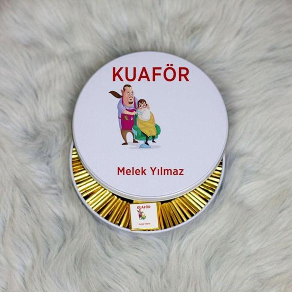 Hediyelen Kuaföre Hediye Metal Kutuda Çikolata 100 Adet 001 - Image 1