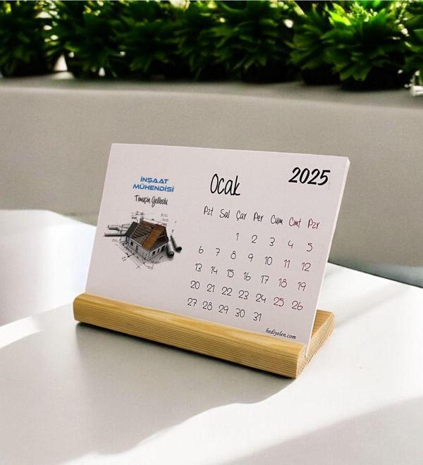 Hediyelen 2025 Inşaat Mühendisi Masa Takvimi - Image 1