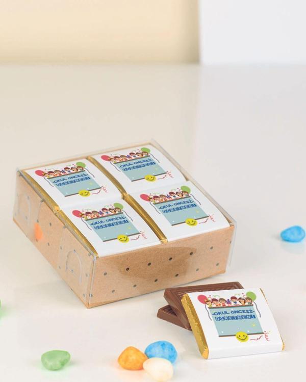 Hediyelen Okul Öncesi Öğretmeni Hediye Çikolata - Image 1