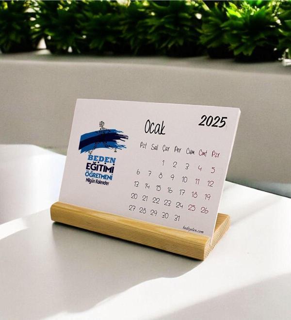 Hediyelen 2025 Beden Eğitimi Öğretmeni Masa Takvimi - Image 1