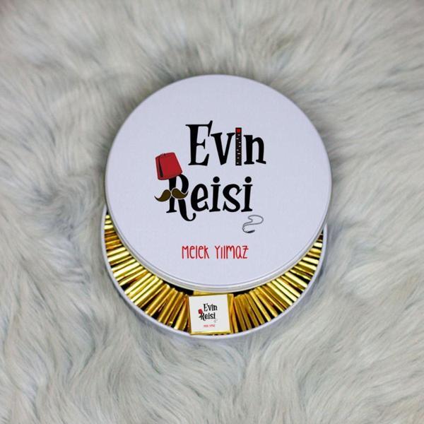Hediyelen Evin Reisi Metal Kutuda Çikolata 100 Adet - Image 1