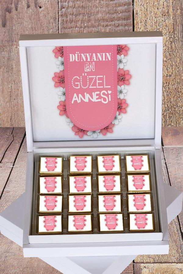 Hediyelen Dünyanın En Güzel Annesi Hediyelik Çikolata - Image 1
