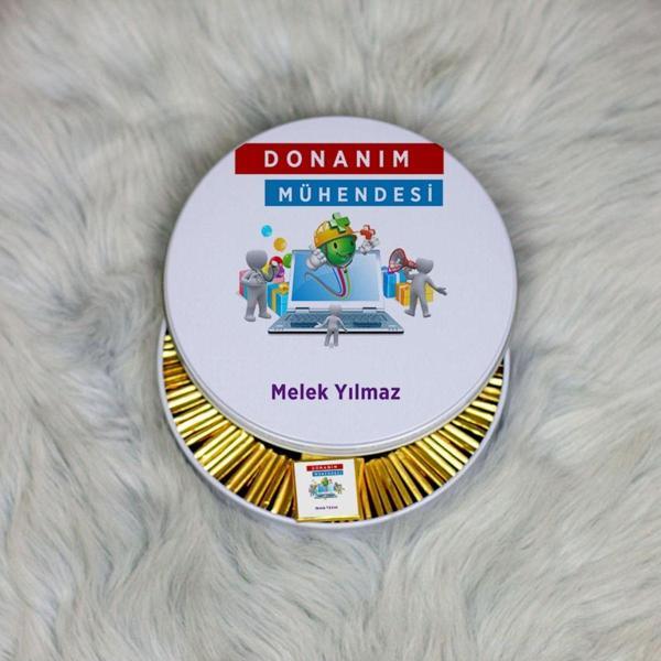 Hediyelen Donanım Mühendisi Metal Kutuda Çikolata 100 Adet - Image 1