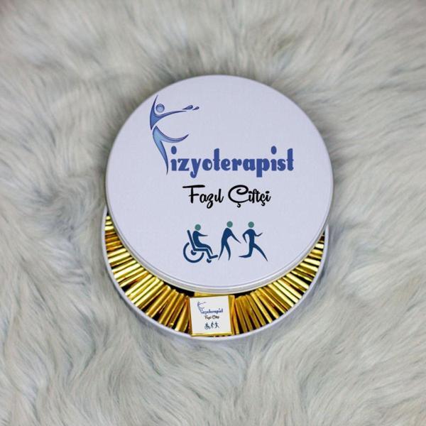 Hediyelen Fizyoterapist Metal Kutuda Çikolata 100 Adet 003 - Image 1