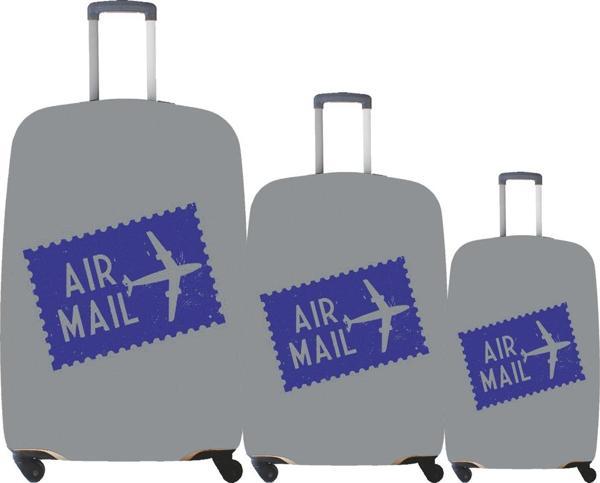 My Saraciye Valiz Kılıfı, Bavul Kılıfı Büyük, Orta, Kabin Boy Kılıf Seti, My Air Mail 24 - Image 1