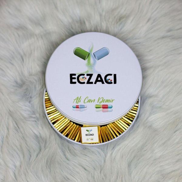 Hediyelen Eczacı Metal Kutuda Çikolata 100 Adet 002 - Image 1