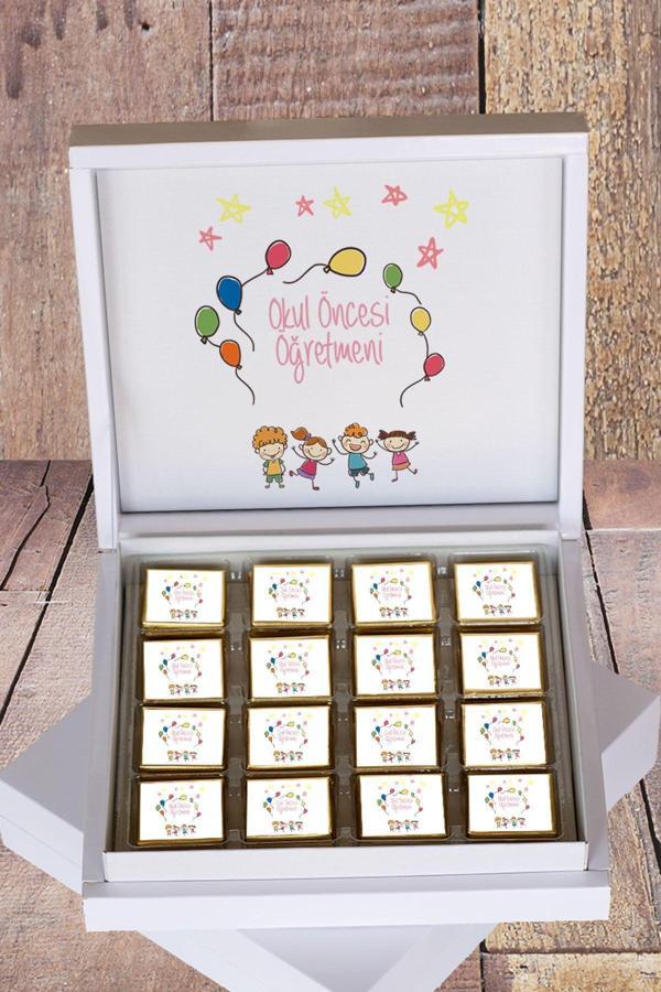 Hediyelen Okul Öncesi Öğretmeni Hediyelik Çikolata - Image 1