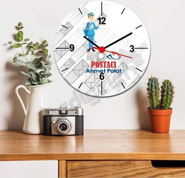Hediyelen Postacı Duvar Saati - Image 1
