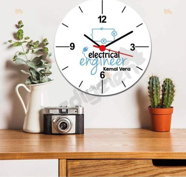 Hediyelen Electrical Engineer Duvar Saati - Image 1