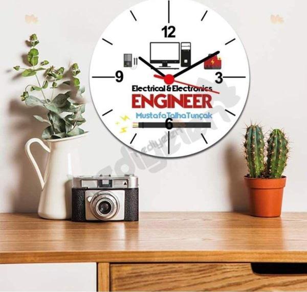 Hediyelen Electrical & Electronics Engineer Duvar Saati 002 - Image 1