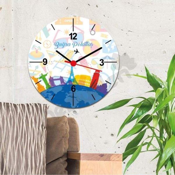 Hediyelen Turizm Duvar Saati - Image 1