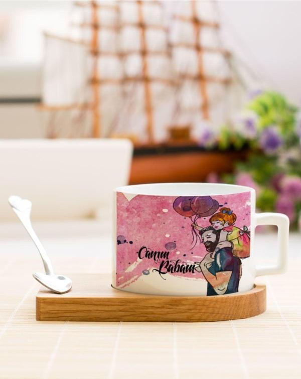 Hediyelen Canım Babam Çay Kahve Fincanı - Image 1