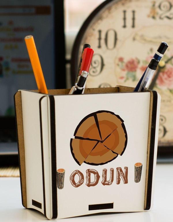 Hediyelen Odun Kalemlik - Image 1