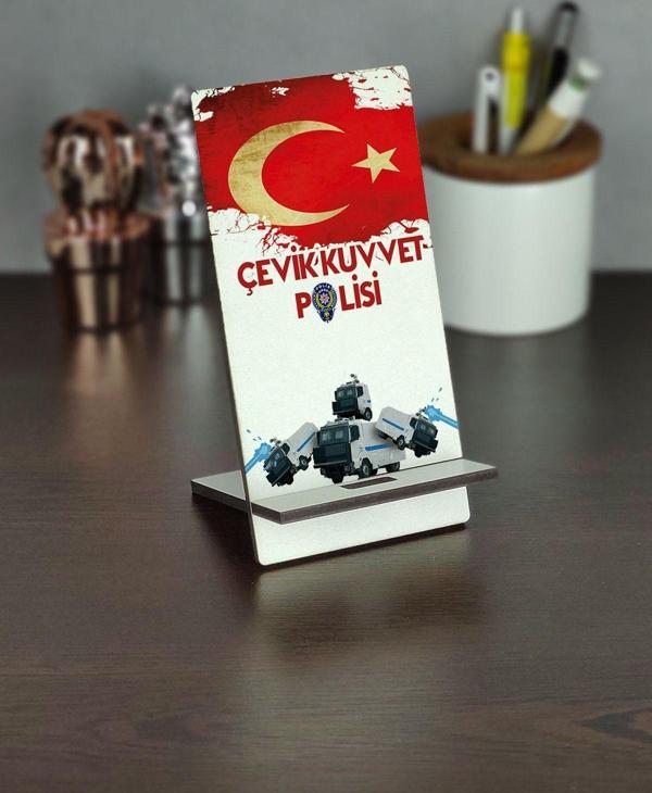 Hediyelen Çevik Kuvvet Polisi Telefon Standı - Image 1