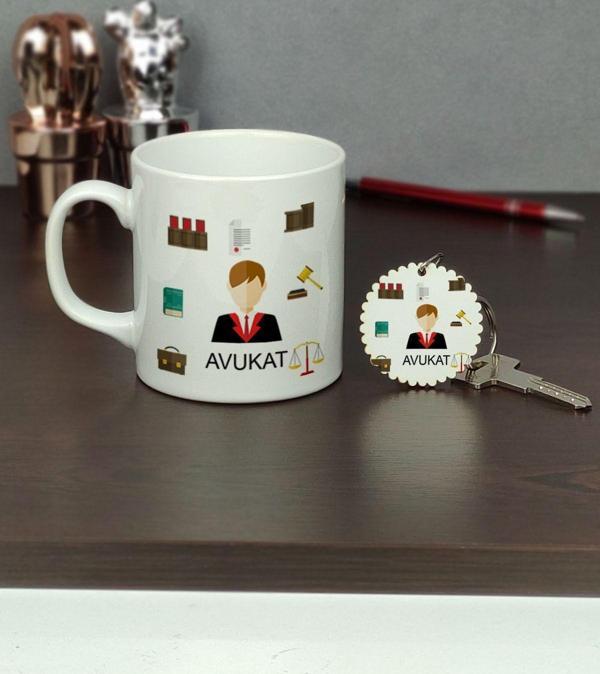 Hediyelen Avukat Kupa Bardak Ve Anahtarlık Set - Image 1