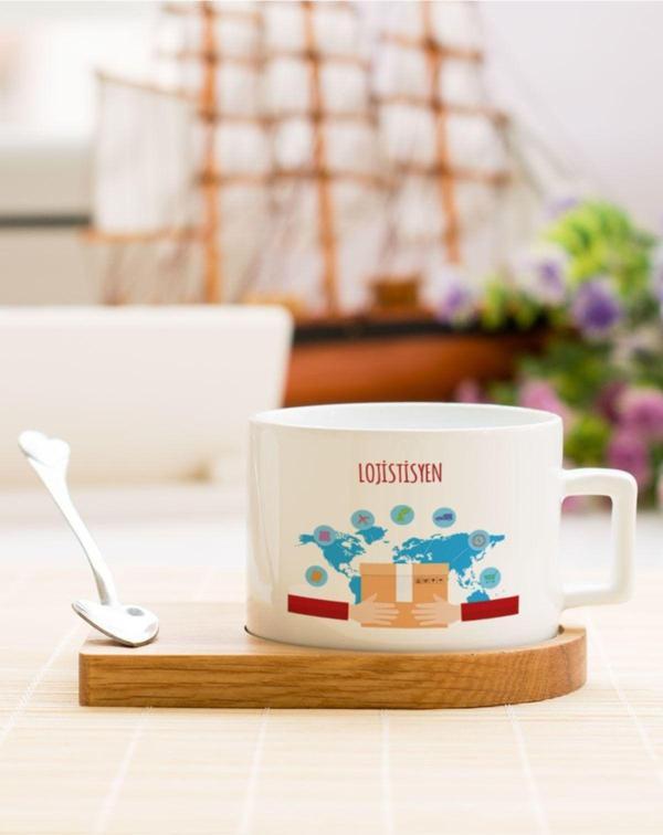 Hediyelen Lojistisyen Çay Kahve Fincanı - Image 1