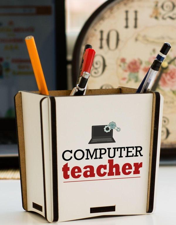 Hediyelen Computer Teacher Kalemlik - Image 1