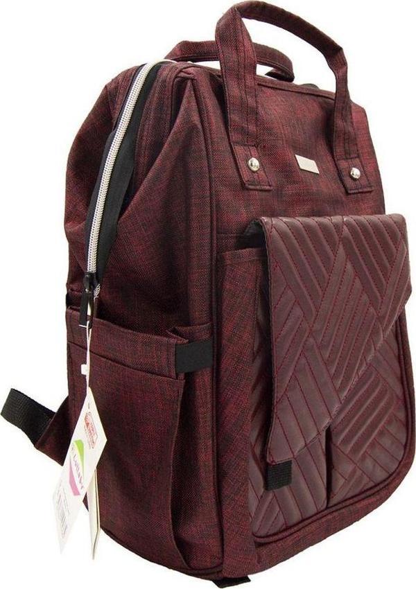 Lullaby Lby-304 Feza Bordo Sırt Çantası - Image 1