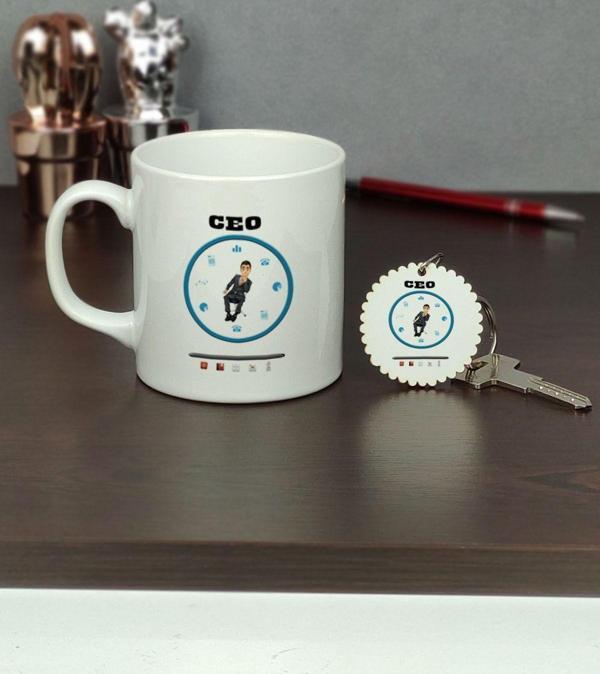 Hediyelen Ceo Kupa Bardak Ve Anahtarlık Set - Image 1