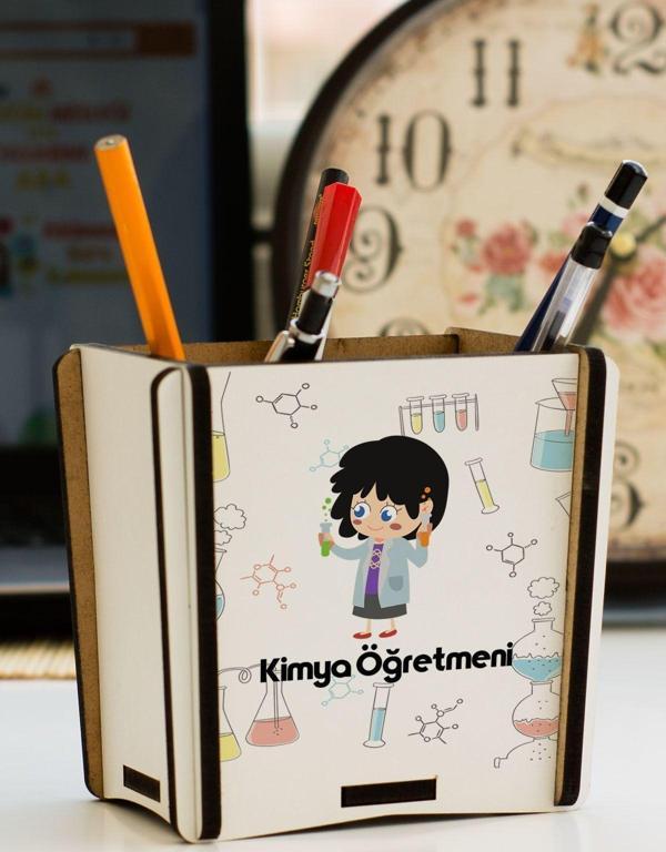 Hediyelen Kimya Öğretmeni Kalemlik - Image 1
