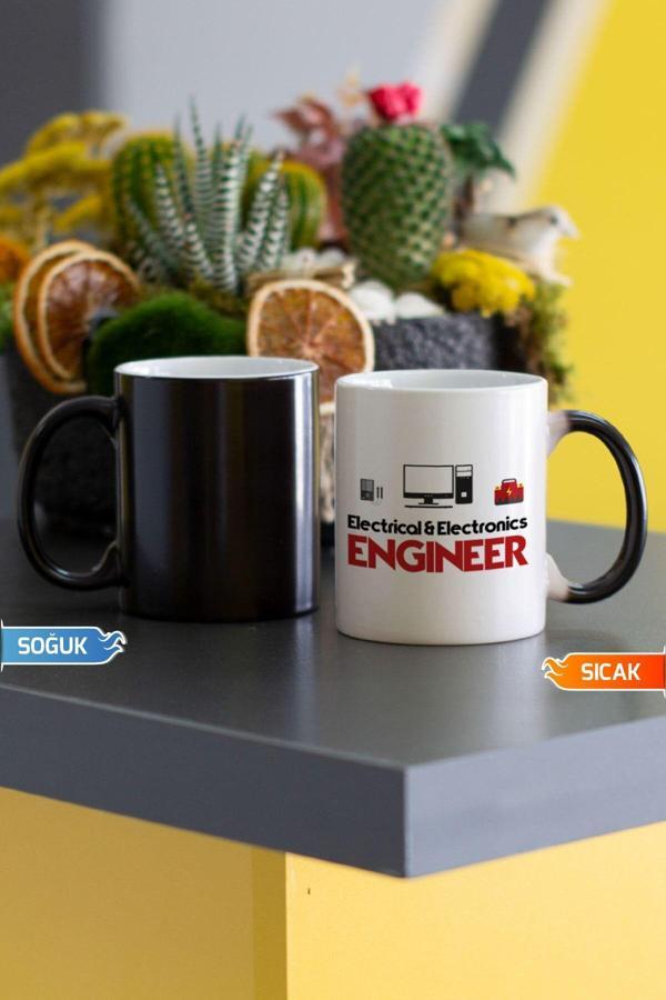 Hediyelen Electrical And Electronics Engineer Sihirli Kupa Bardak - Image 1