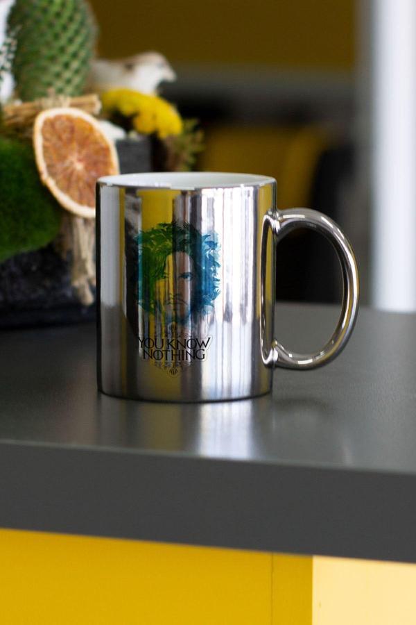 Hediyelen You Know Nothing Gümüş Kupa Bardak - Image 1