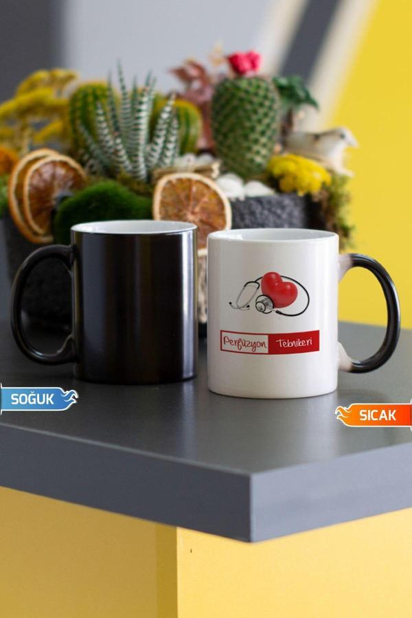 Hediyelen Perfüzyon Teknikeri Sihirli Kupa Bardak - Image 1