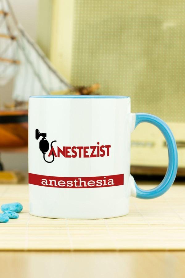 Hediyelen Anestezist Kupa Bardak Mavi - Image 1