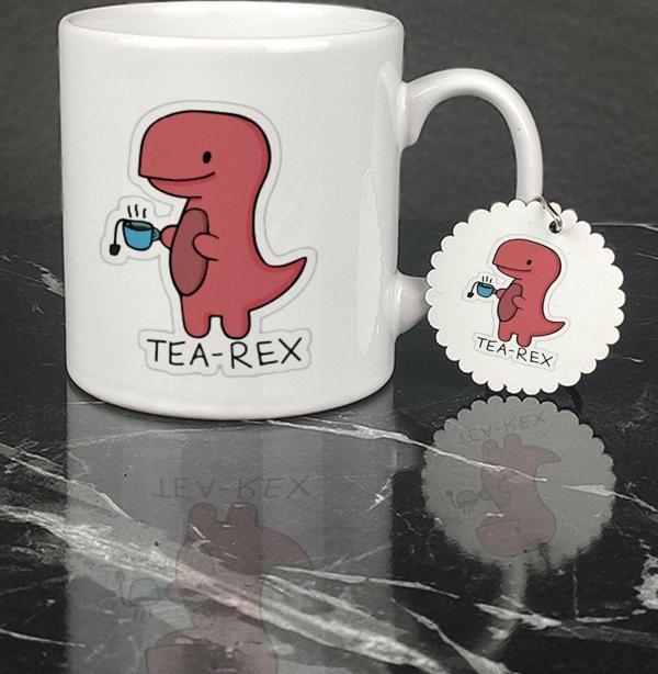 Hediyelen Tea-Rex Kupa Bardak Ve Anahtarlık Set - Image 1