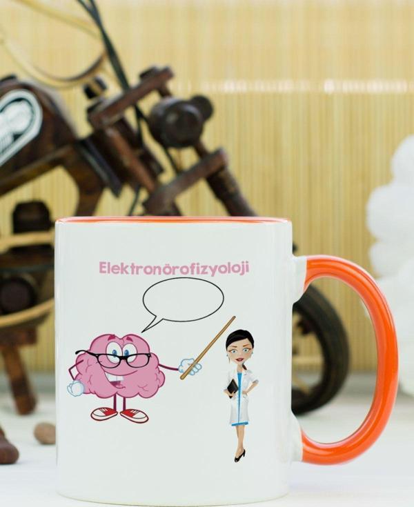 Hediyelen Elektronörofizyoloji Kupa Bardak Turuncu - Image 1