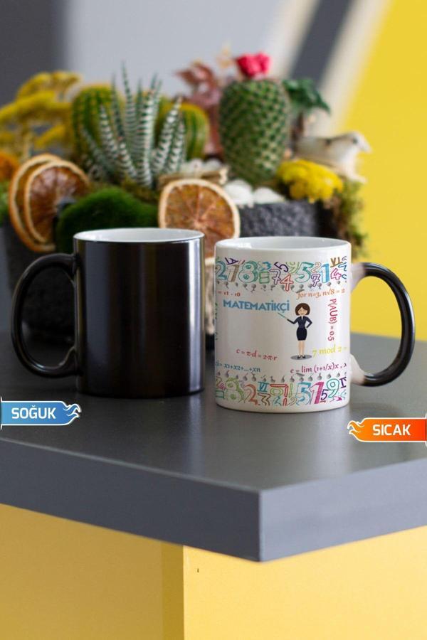 Hediyelen Matematikçi Sihirli Kupa Bardak - Image 1