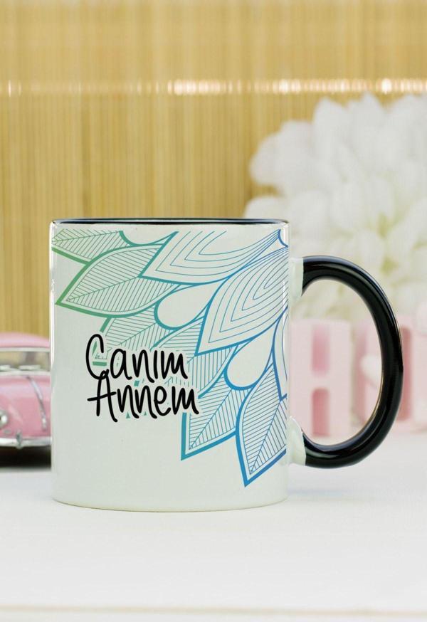 Hediyelen Canım Annem Kupa Bardak Siyah - Image 1