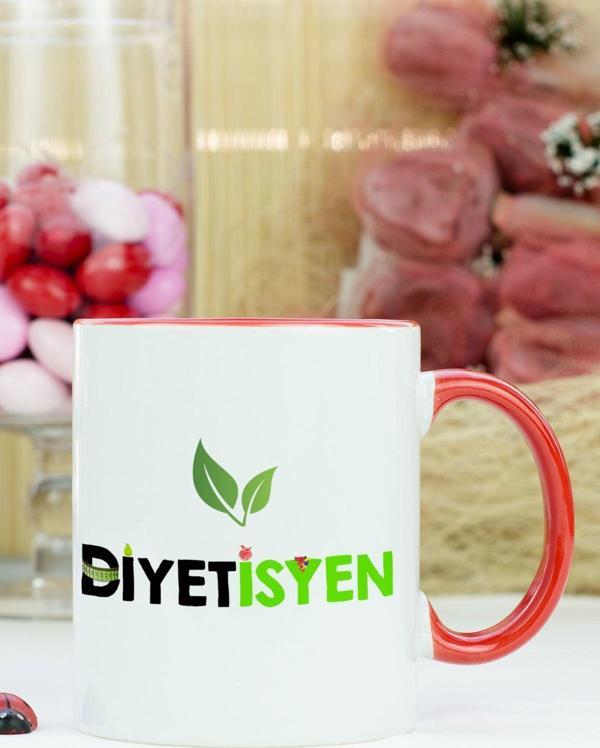 Hediyelen Diyetisyen Kupa Bardak Kırmızı - Image 1