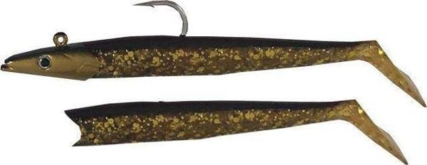 Savage Gear Sandeel 12,5cm 23g Brown Gold Flake - Image 1