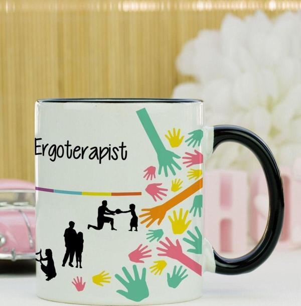 Hediyelen Ergoterapist Kupa Bardak Siyah - Image 1