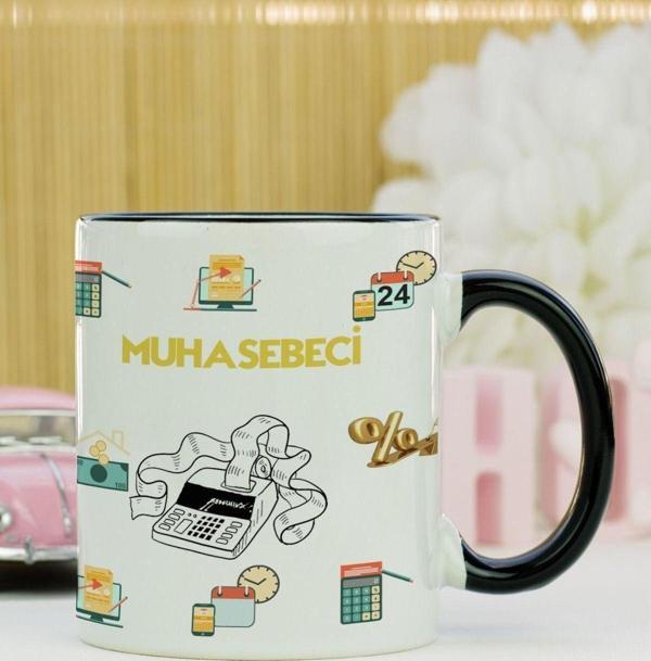 Hediyelen Muhasebeci Kupa Bardak Siyah - Image 1
