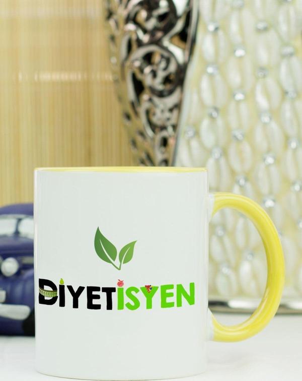 Hediyelen Diyetisyen Kupa Bardak Sarı - Image 1