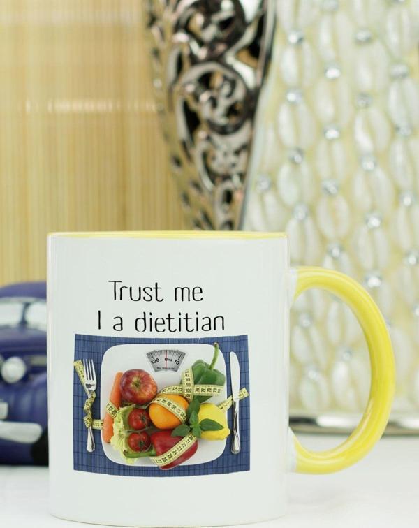 Hediyelen Diyetisyen Kupa Bardak Sarı - Image 1