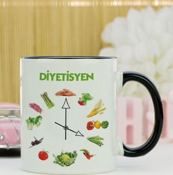 Hediyelen Diyetisyen Kupa Bardak Siyah - Image 1