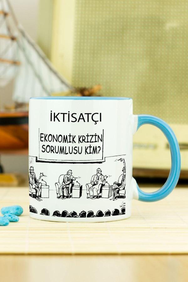 Hediyelen İktisatçı Kupa Bardak Mavi - Image 1