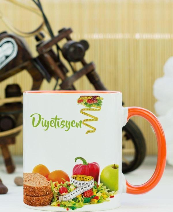 Hediyelen Diyetisyen Kupa Bardak Turuncu - Image 1