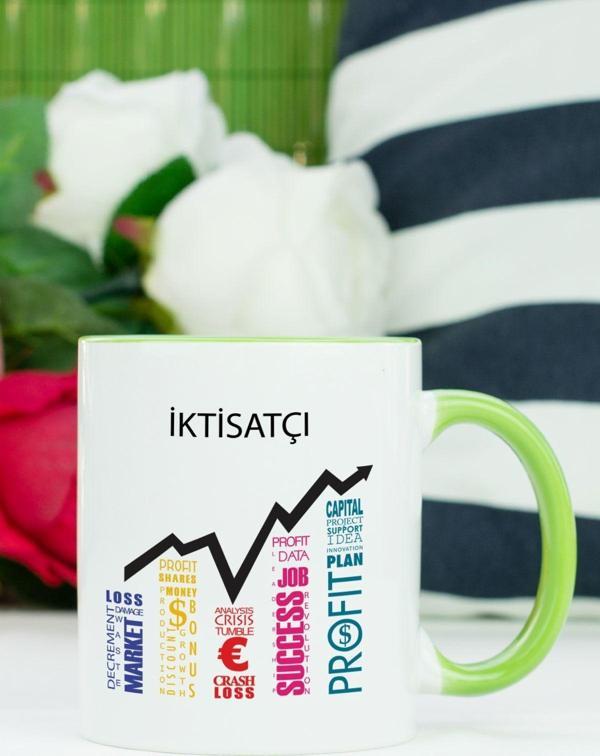 Hediyelen İktisatçı Kupa Bardak Yeşil - Image 1