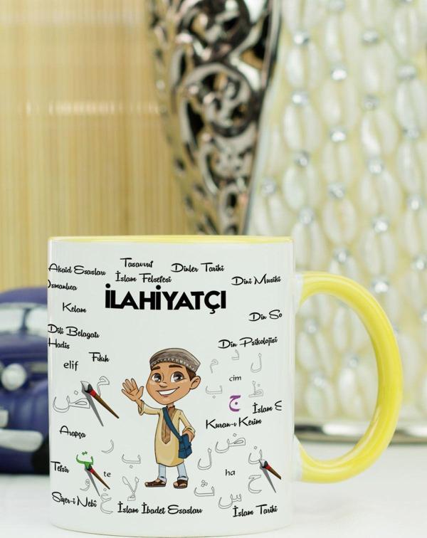 Hediyelen İlahiyatçı Kupa Bardak Sarı - Image 1