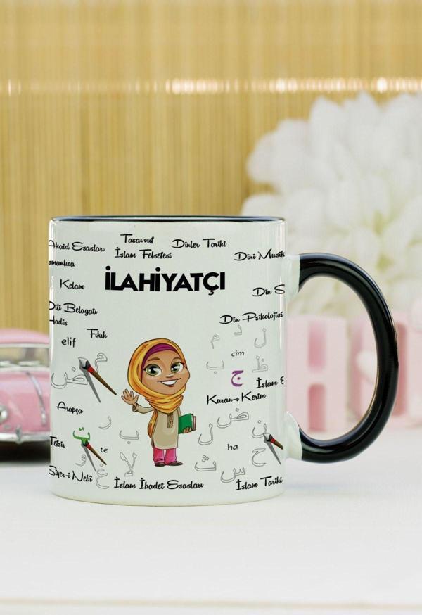 Hediyelen İlahiyatçı Kupa Bardak Siyah - Image 1