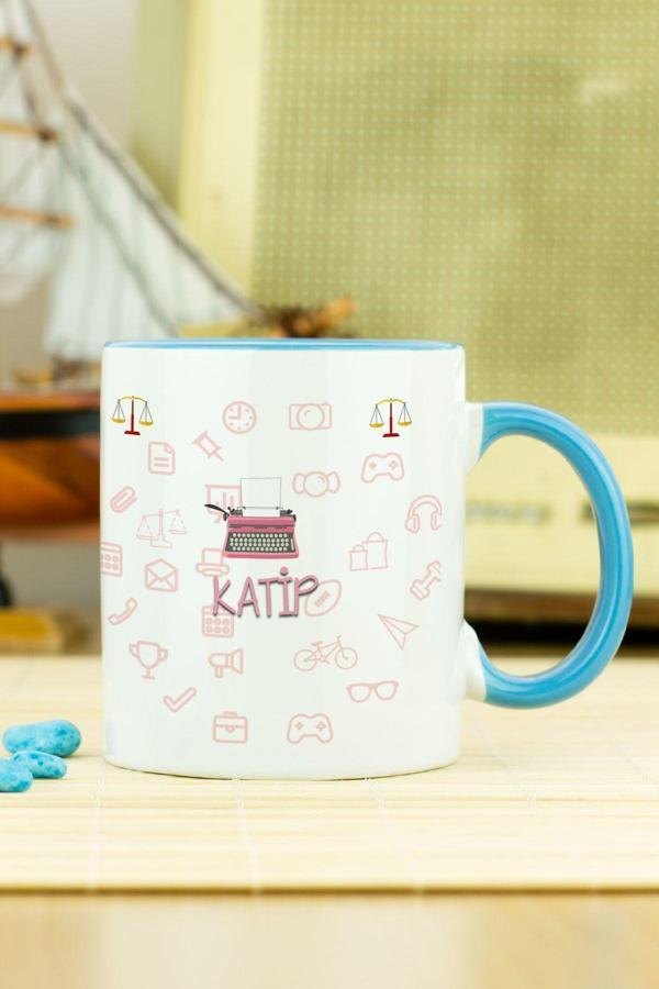 Hediyelen Katip Kupa Bardak Mavi - Image 1