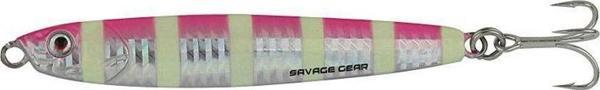 Savage Gear Slim Minnow Jig 5gr4,6cm Pinkzebraglow - Image 1