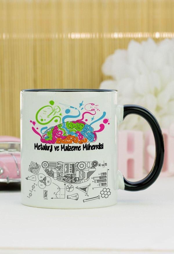 Hediyelen Metalurji Ve Malzeme Mühendisi Kupa Bardak Siyah - Image 1