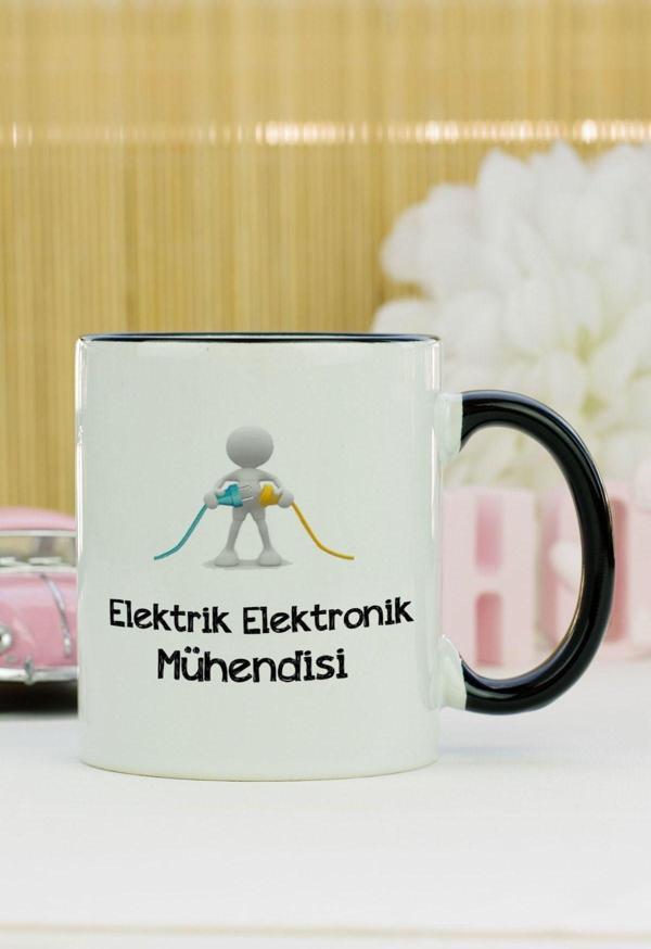Hediyelen Elektrik Elektronik Mühendisi Kupa Bardak Siyah - Image 1